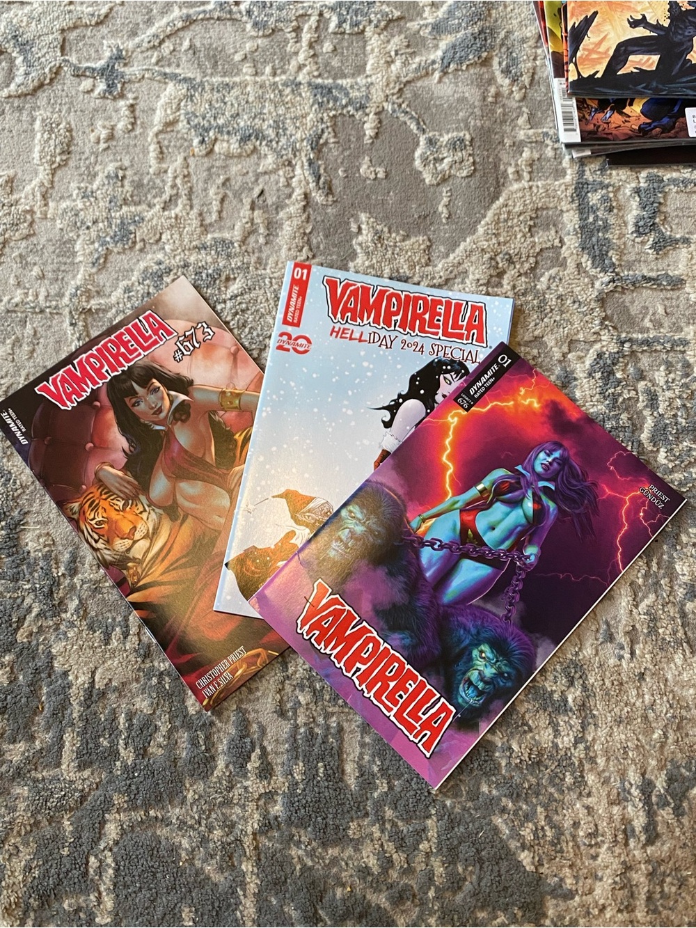 Vampirella set of 3 (2024 & 2025) comics